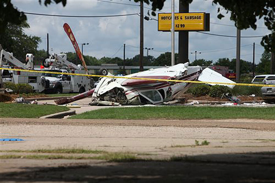 McDonald's plane crash A test flight goes bad in Louisiana
