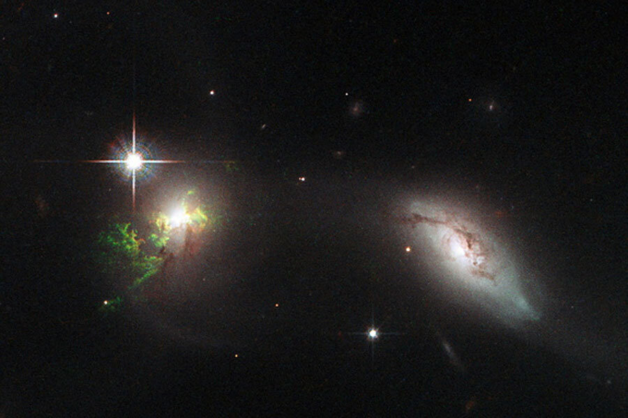 New Hubble images reveal eerie green clouds - Christian Science Monitor