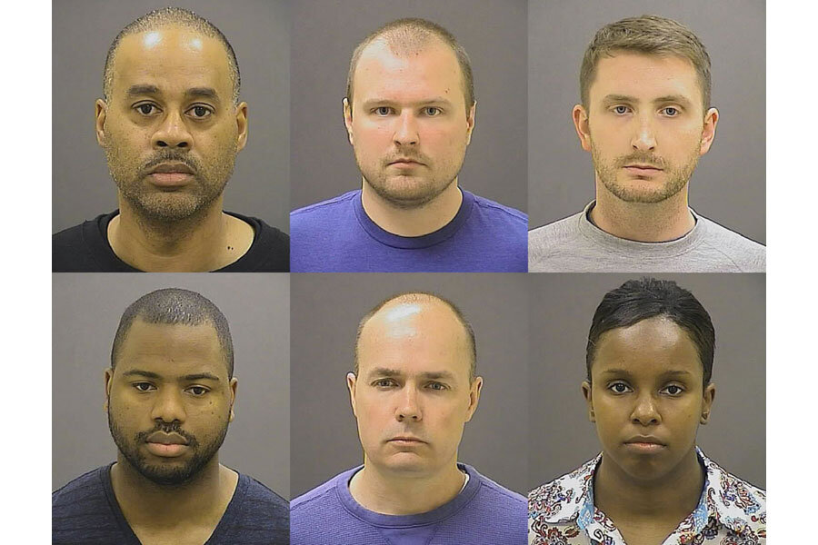 Baltimore cops charged in Freddie Gray death: What do police think? - Christian Science Monitor
