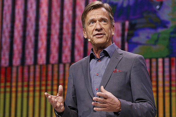 Håkan Samuelsson, Volvo’s chief executive, believes driverless cars will threaten car insurers. 