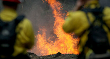 wildfire traced to campfire