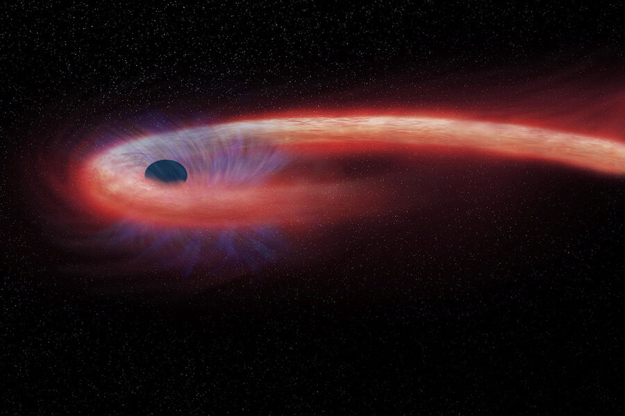 Slow food? Black hole taking entire decade to devour star. - Christian Science Monitor