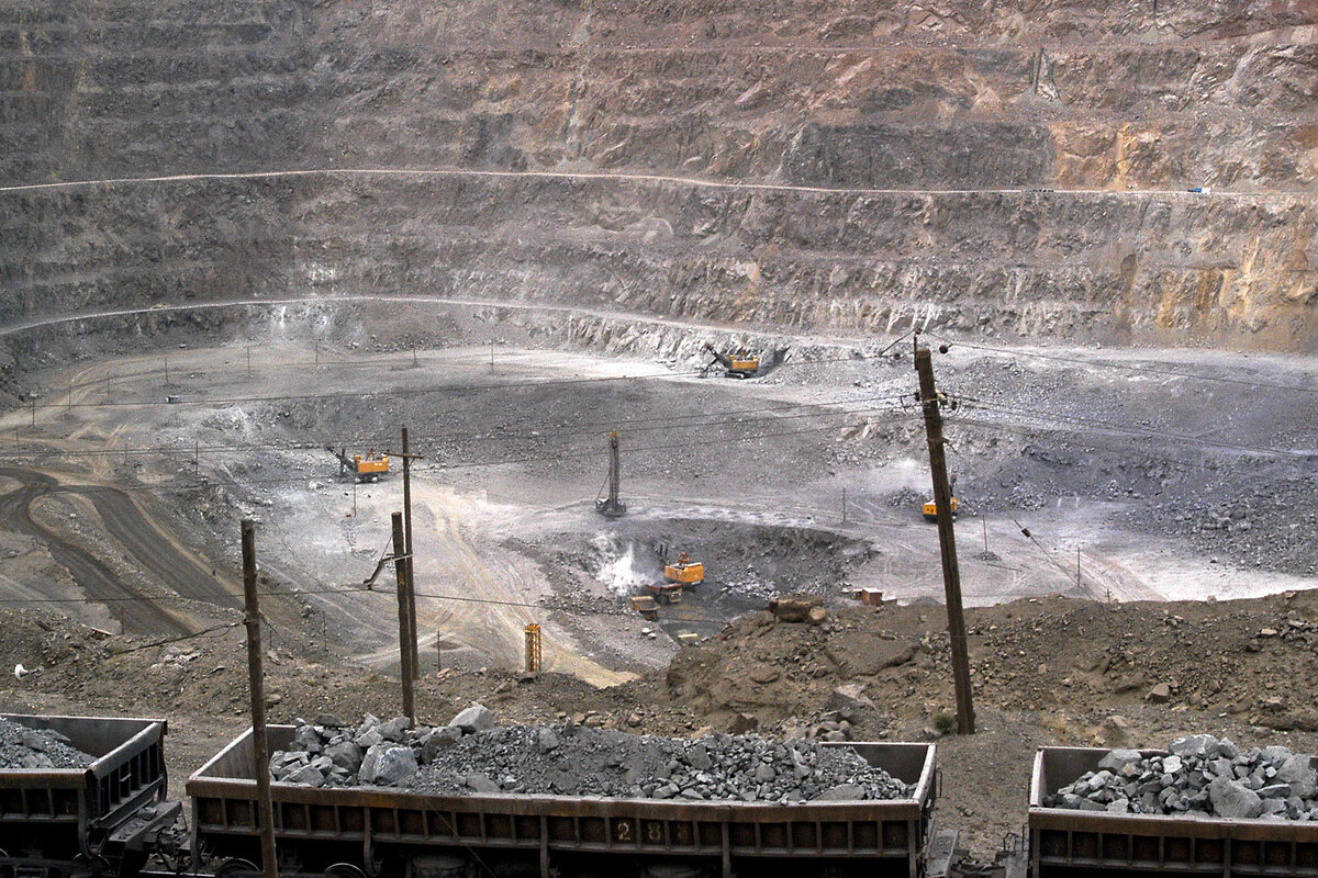 Workers use machinery to dig at a rare earth mine in Baiyunebo mining district of Baotou in north China's Inner Mongolia Autonomous Region. The U.S. seeks to catch up to China and, although mines can cause environmental problems, researchers say some of what's needed has already been dug up.