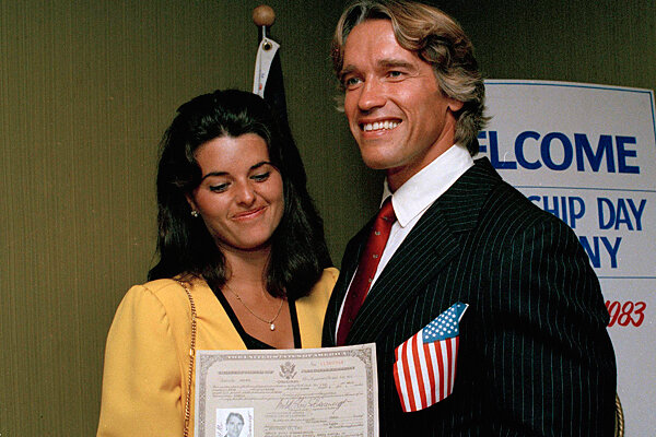 Arnold Schwarzenegger couple