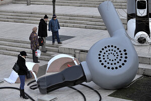 giant hair dryer