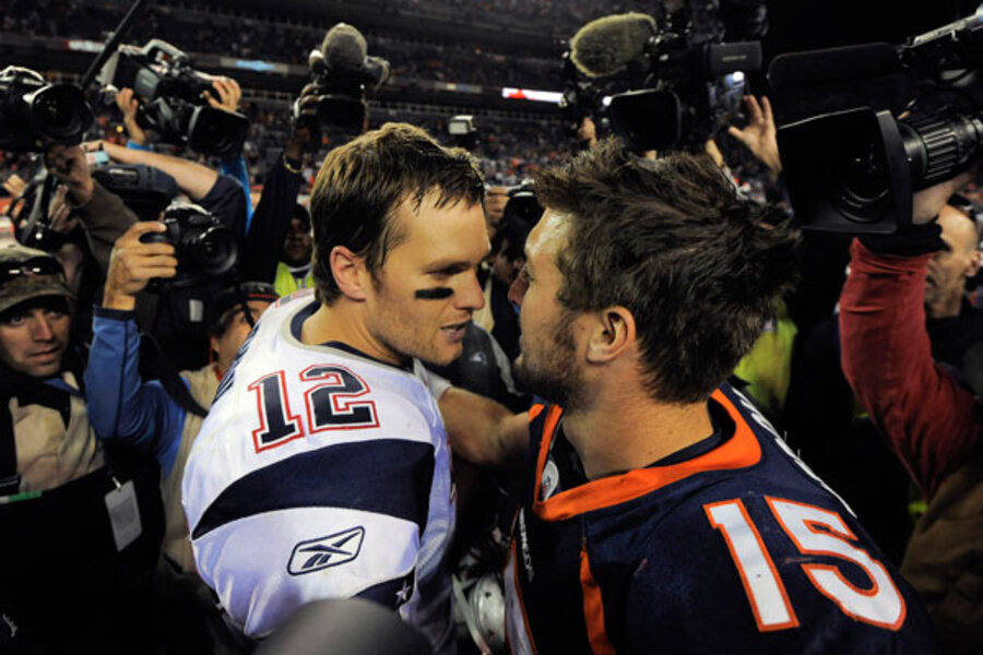 Tim Tebow and Tom Brady: Opposite in every way? Maybe not. 