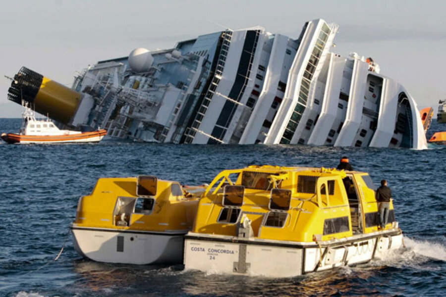 Costa Concordia Capsized Cruise Ship Owners Blame Human