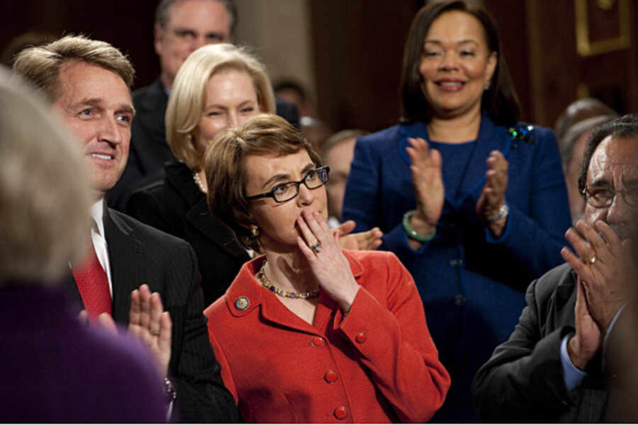 Gabrielle Giffords Resigns Today With Standing Ovation Csmonitor Com