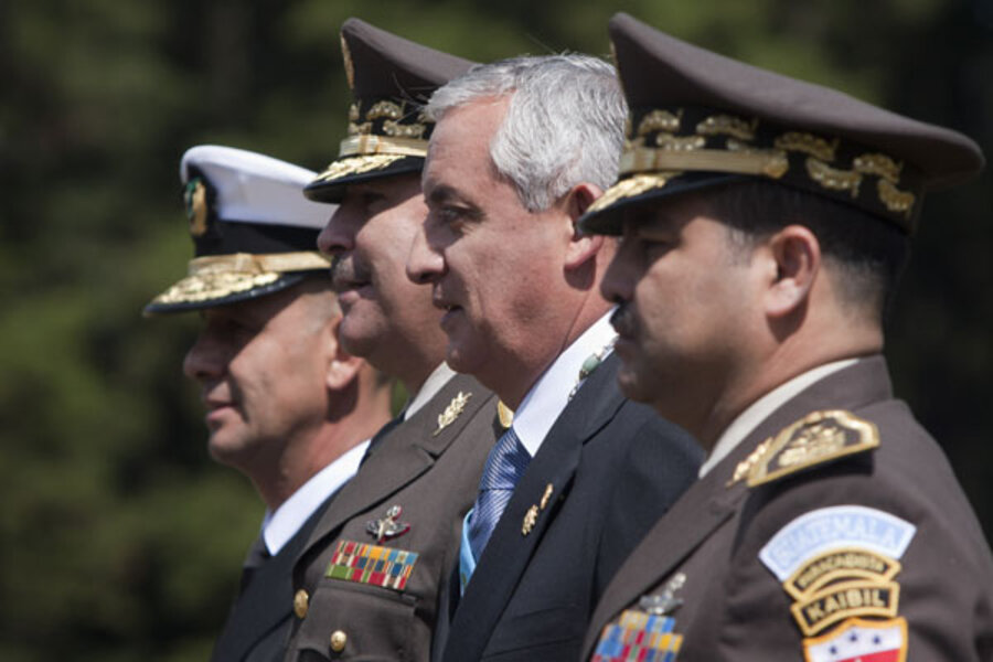 Guatemala's military to tackle internal threats - CSMonitor.com