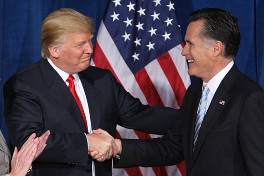 Did Donald Trump endorse Mitt Romney because of China? - CSMonitor.com