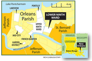 New Orleans Map Ninth Ward Amanda Marigold   ANINTHWARD G1 