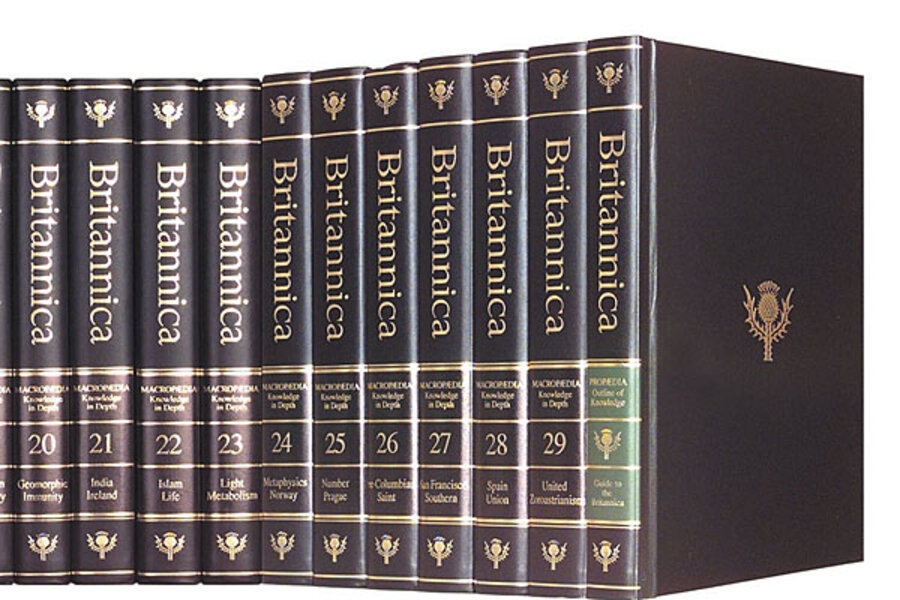 Encyclopaedia Britannica After 244 years in print, only digital copies