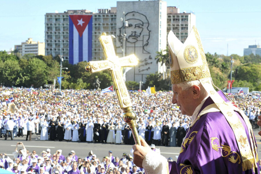 Pope in Cuba: Trip shows how church playing balancing act - CSMonitor.com