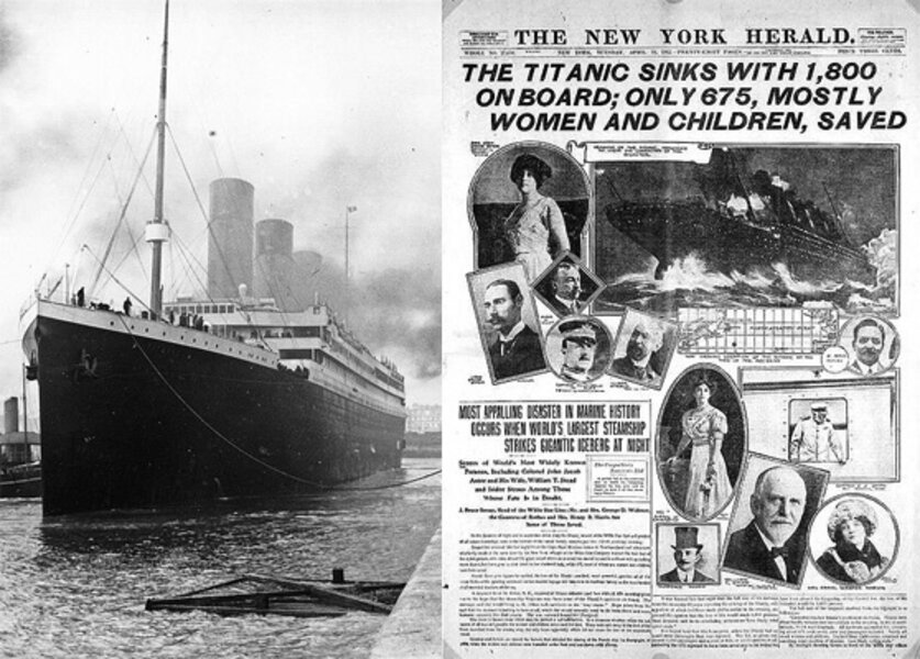 What Sank The Titanic Csmonitor Com