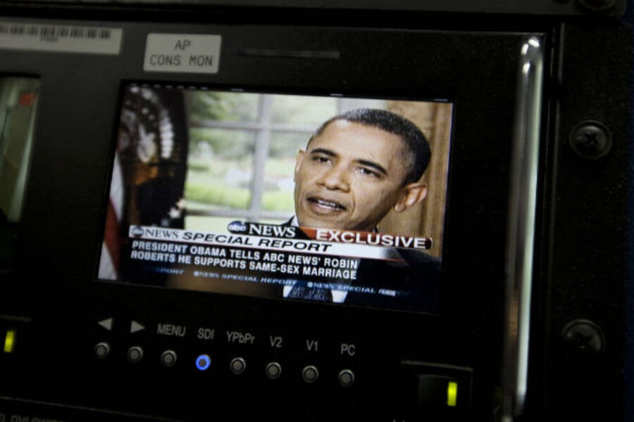 Obama stance on gay marriage
