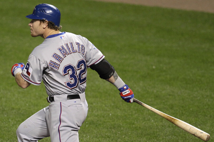 Texas Rangers' Josh Hamilton hits four home runs vs. Orioles