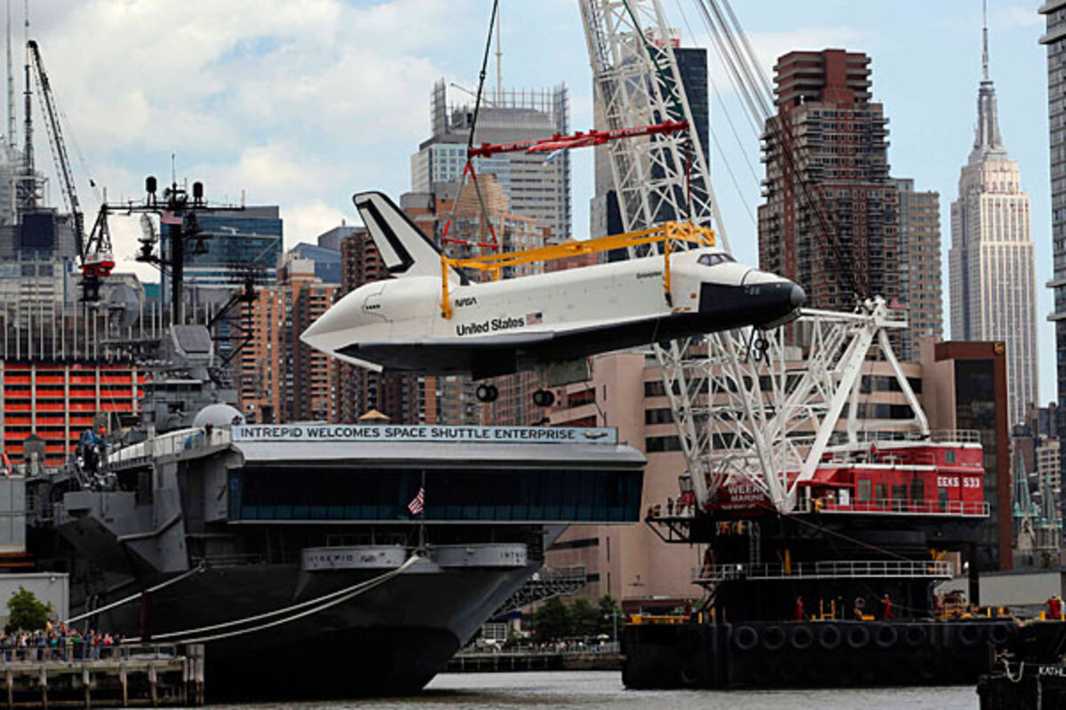 Space Shuttle Enterprise arrives in New York. Where will the other shuttles  go? - CSMonitor.com, image size:1200x800