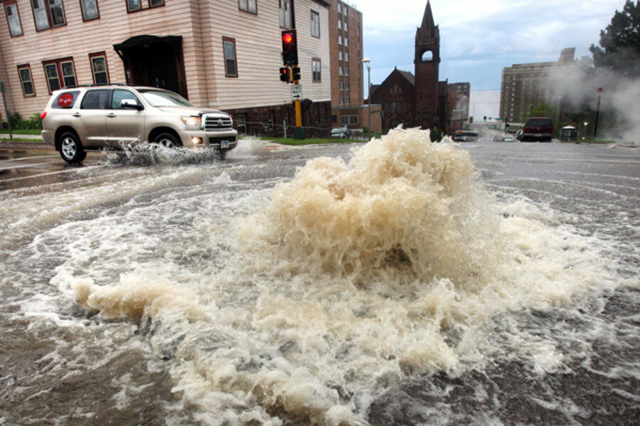 Zoo animals among those escaping Duluth flooding