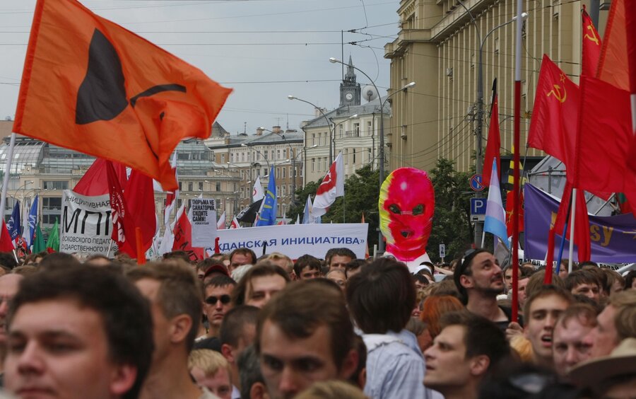 Russia protests keep democracy dream alive - CSMonitor.com