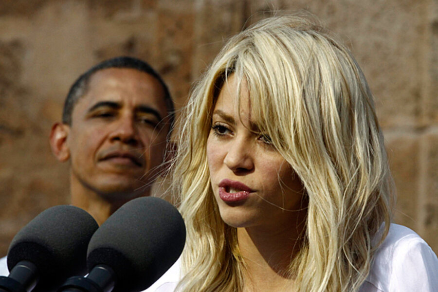 shakira obama help some
