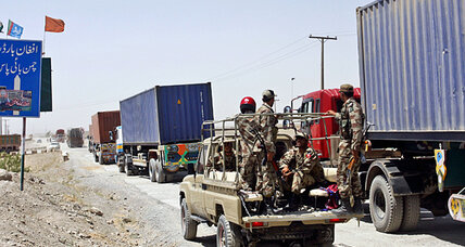 Now, the northern supply line hit: 22 NATO trucks bombed