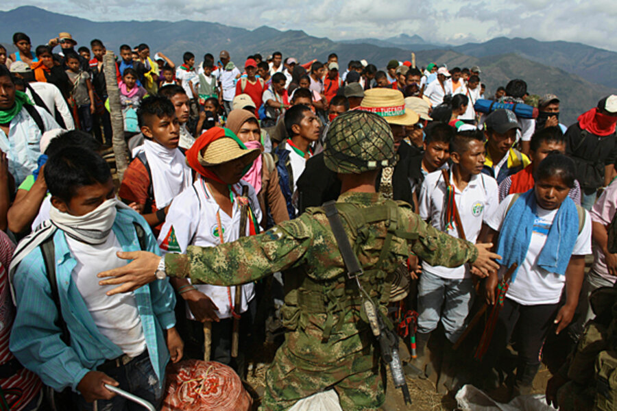 Caught In Farc Government Crossfire Colombia S Nasa Say Get Out Csmonitor Com