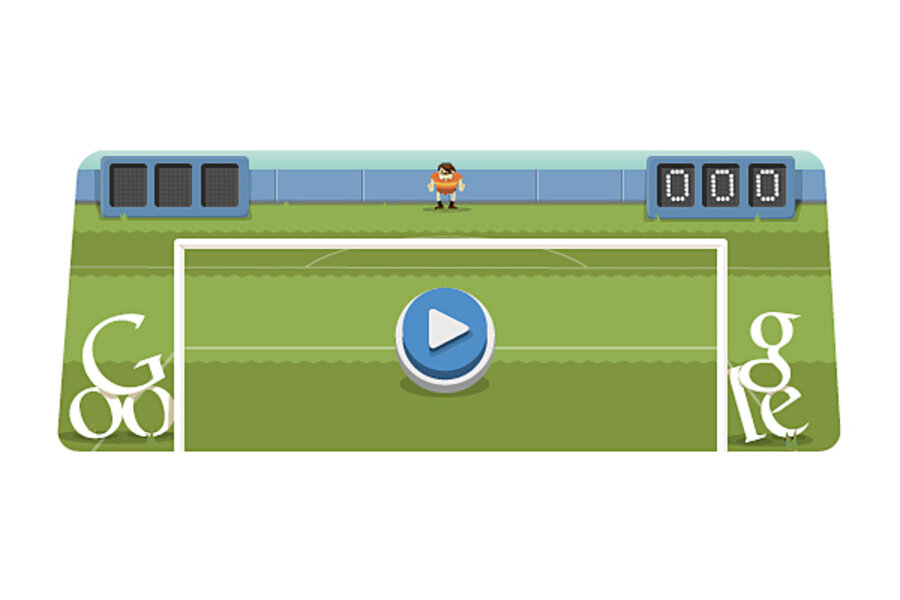 Soccer 2012 Doodle - Google Doodles