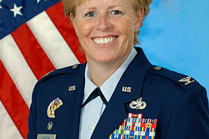 Rocked by sex scandal, Air Force installs woman commander for basic training 
