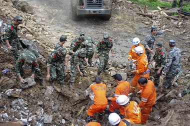 Xxxx Jbrsti Chudai In Rain - China landslide death toll rises to 19 - CSMonitor.com