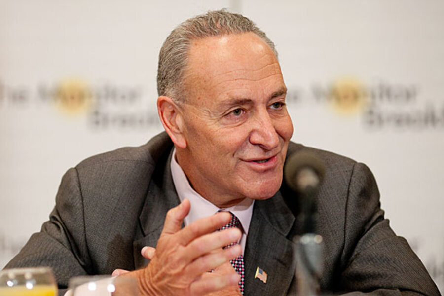 Senator Schumer 'very heartened' by Boehner's 'fiscal cliff' speech