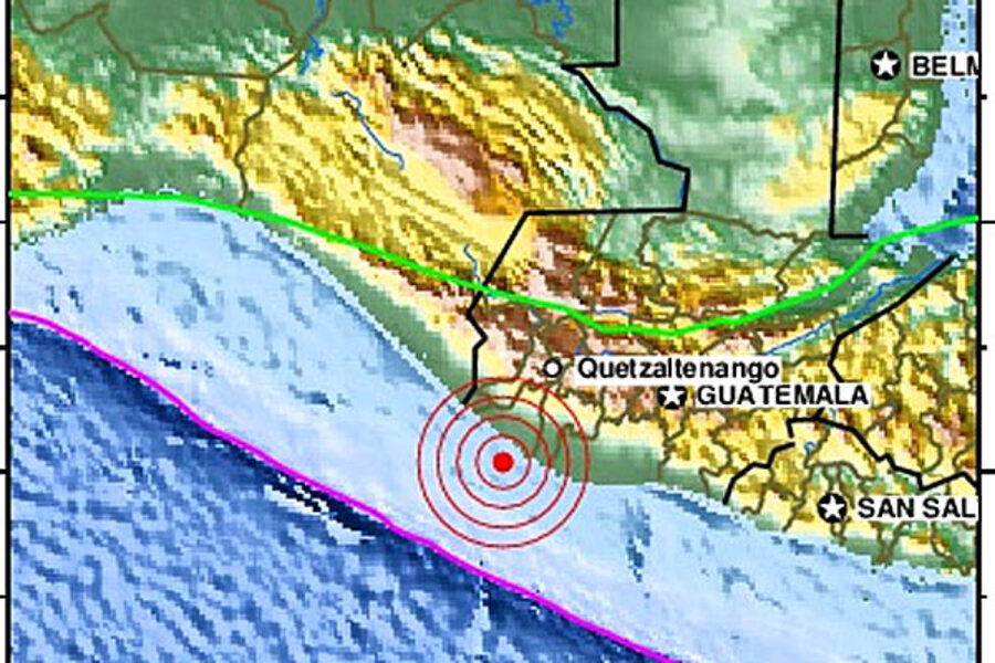 Guatemala earthquake: Strong 7.5 quake shakes region, at least one ...