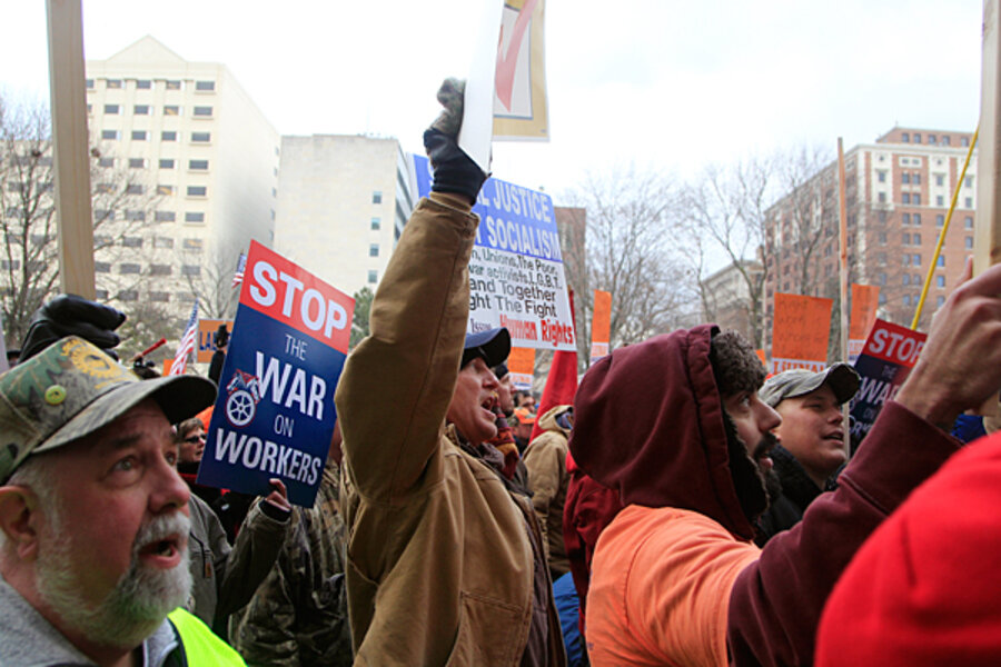 Michigan 'right to work' law: Worse for unions than Wisconsin setback ...