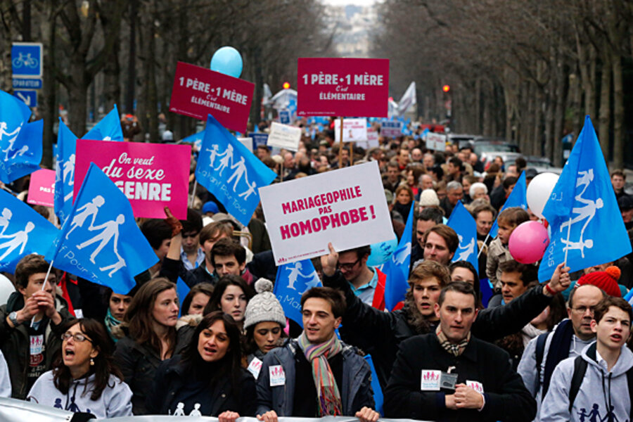 French Government Unfazed By Massive Anti Gay Marriage Protest
