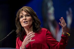 Sarah Palin White Mini Dress
