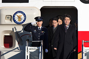 What Japan's hawkish Prime Minister Abe wants from Obama