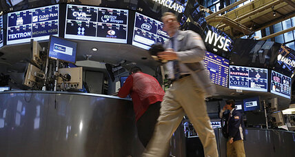 Stocks rise, pushing Dow back near record