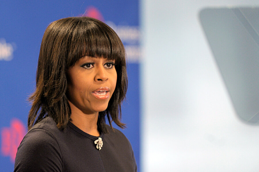 Michelle Obama on Vogue cover. Running for something? Michelle Obama on Vogue cover. Running for something?