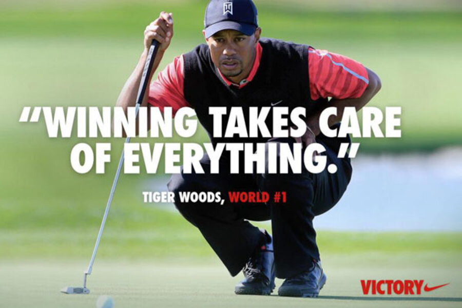 Winning' Tiger Woods ad: in the eye or reinvention flawed hero? - CSMonitor.com