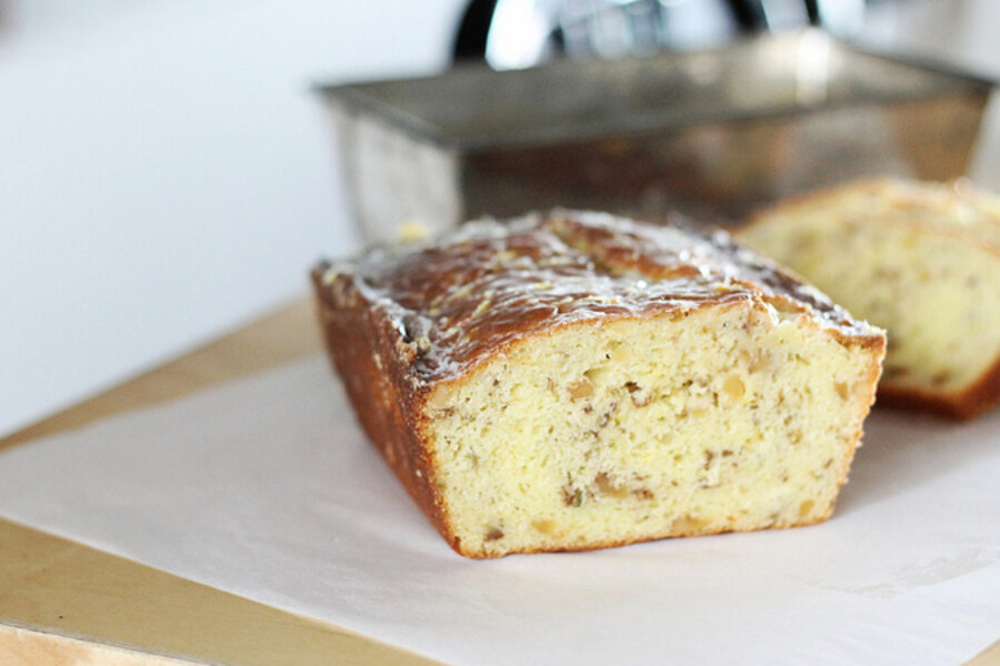 Yogurt lemon loaf with rosemary and walnuts - CSMonitor.com