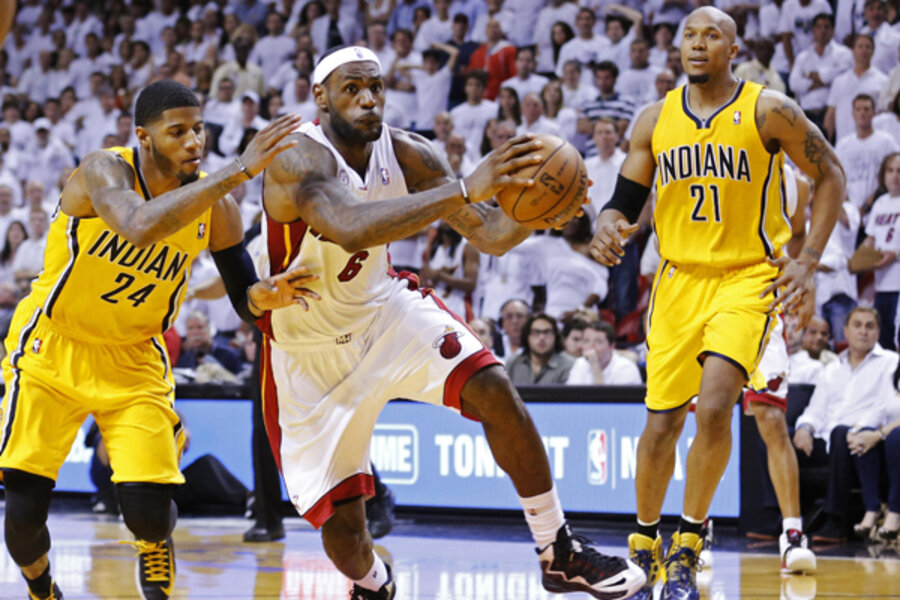 LeBron James and Dwyane Wade Lift Heat Over Pacers in Game 7 - The New York  Times