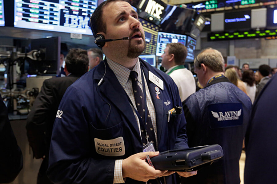 Stocks fall on disappointing economic reports - CSMonitor.com