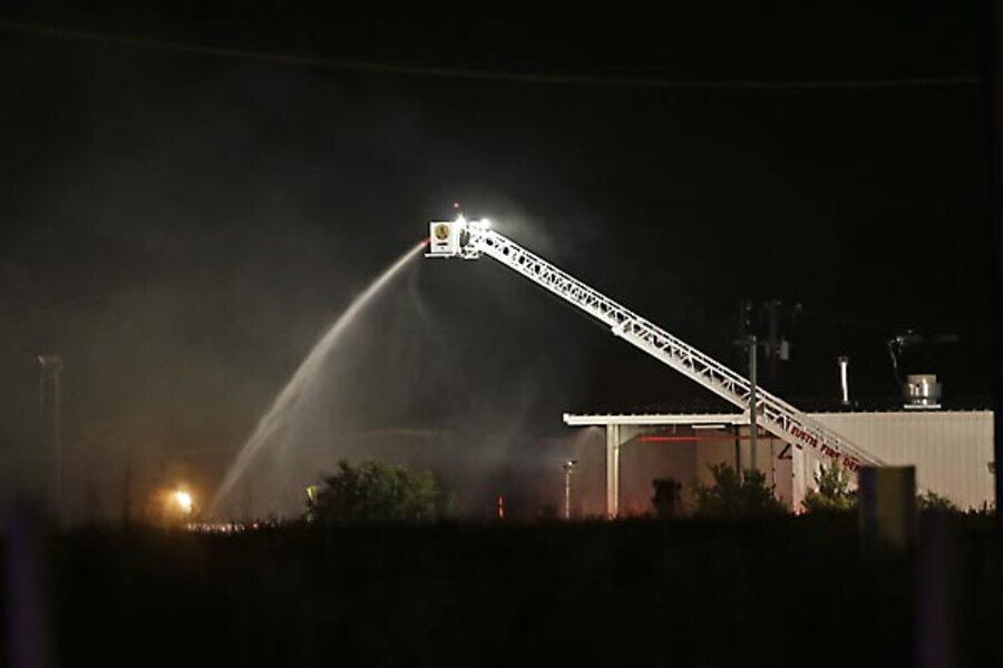 Florida gas plant explosion rocks central Florida - CSMonitor.com
