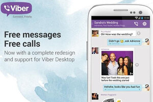 is viber free for international texts
