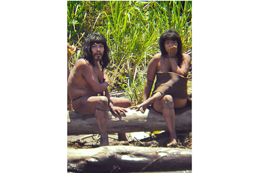 MashcoPiro tribe members attempt to contact outsiders