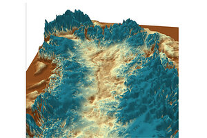 Humongous 'grand canyon' locked between Greenland's ice