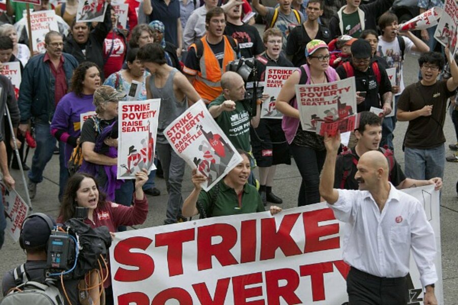 Fast-food wage protest: Is $15 an hour asking too much? - CSMonitor.com