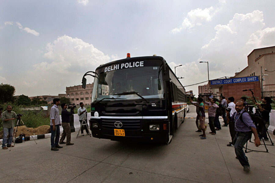 900px x 600px - India court finds four men guilty in bus gang rape - CSMonitor.com