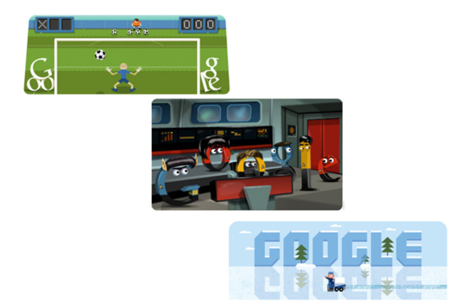 Soccer 2012 Doodle - Google Doodles