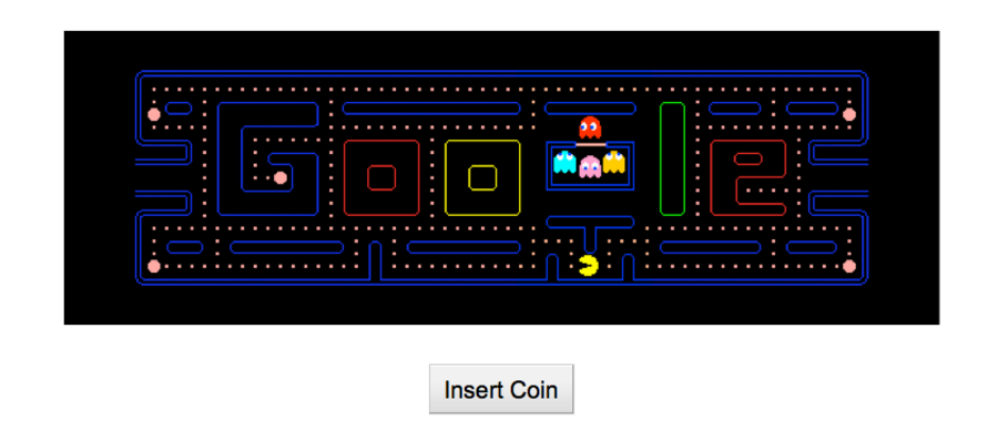 Google Maps PacMan Doodle Game 