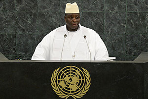 Gambia President Gays A Threat To Human Existence CSMonitor Com   Gambia 